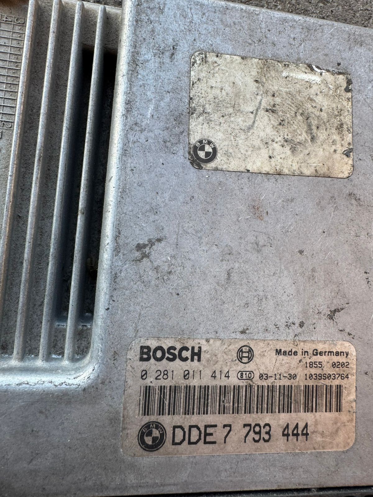 DDE7793444 Bosch EDC16C1 0281011414 Diesel Engine Control Module ECU