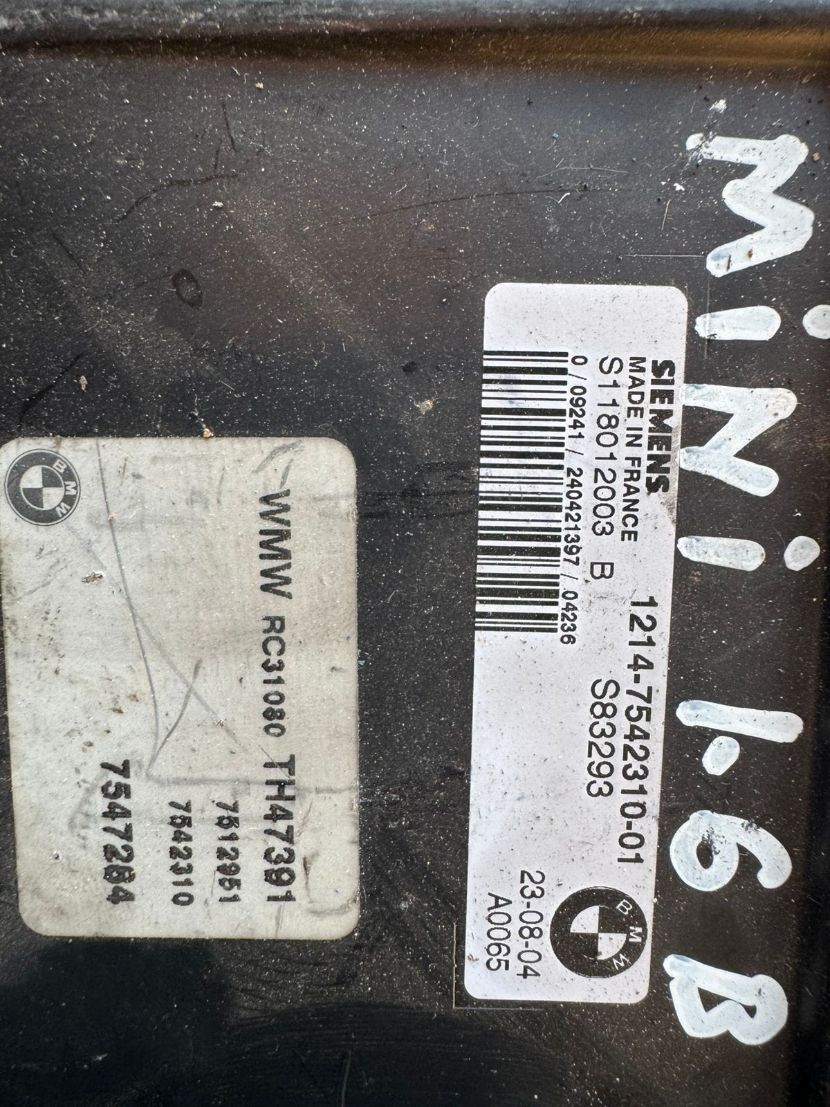 S118012003B Siemens VDO S83293 12147542310 01 Petrol Engine Control Module ECU