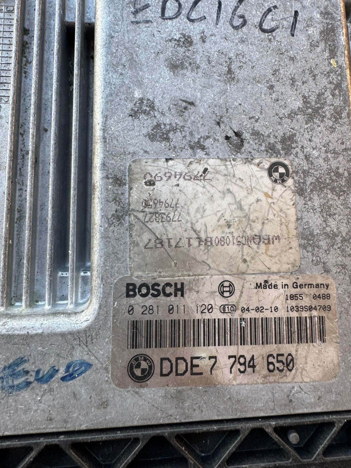 DDE7794650 Bosch EDC16C1 0281011120 Diesel Engine ECU Controller