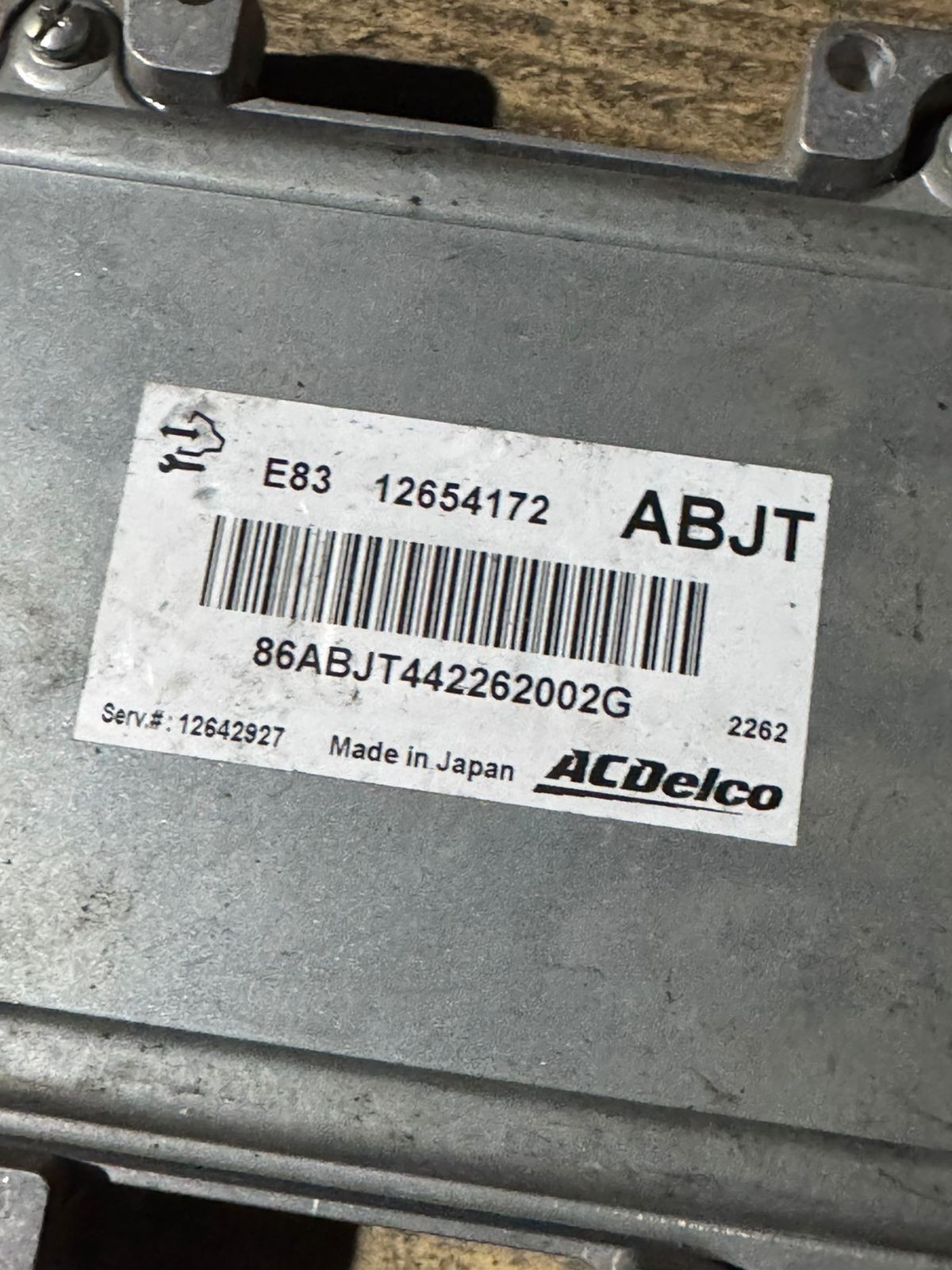 Delco ECU 12654172 ABJT E83 12642927 Engine Control Module