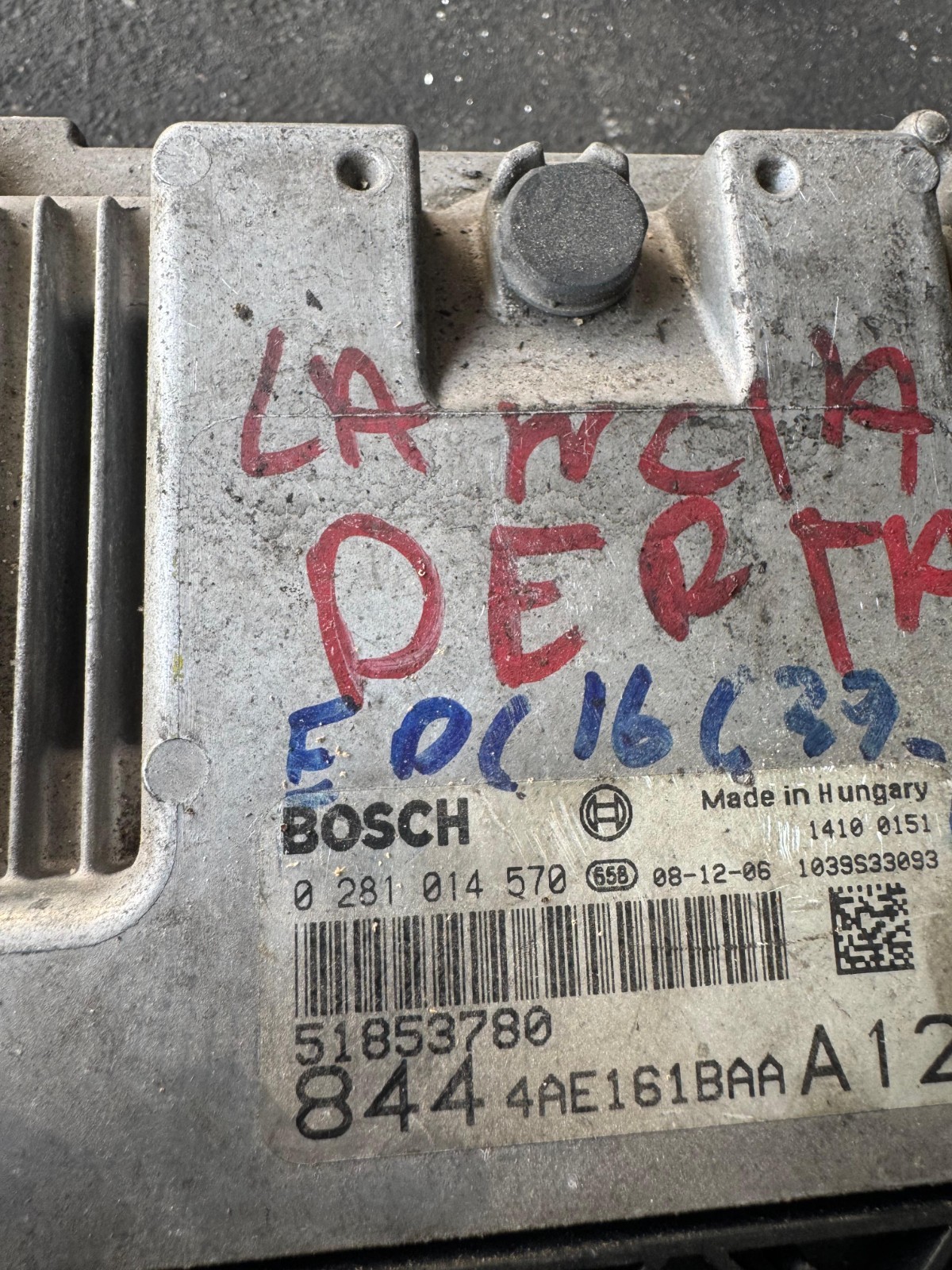 Bosch ECU 51833401 EDC16C39 0281015560 Engine Control Module
