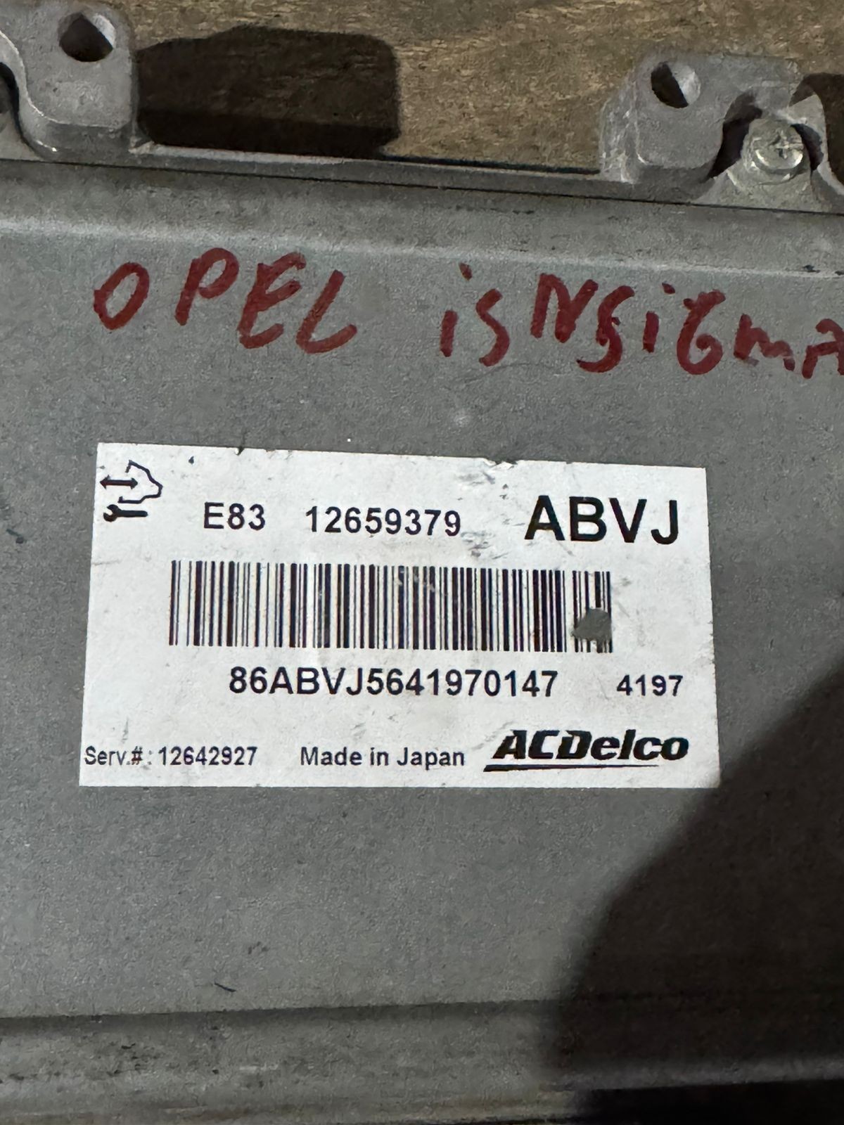 Delco ECU 12659379 ABVJ E83 12642927 Engine Control Unit