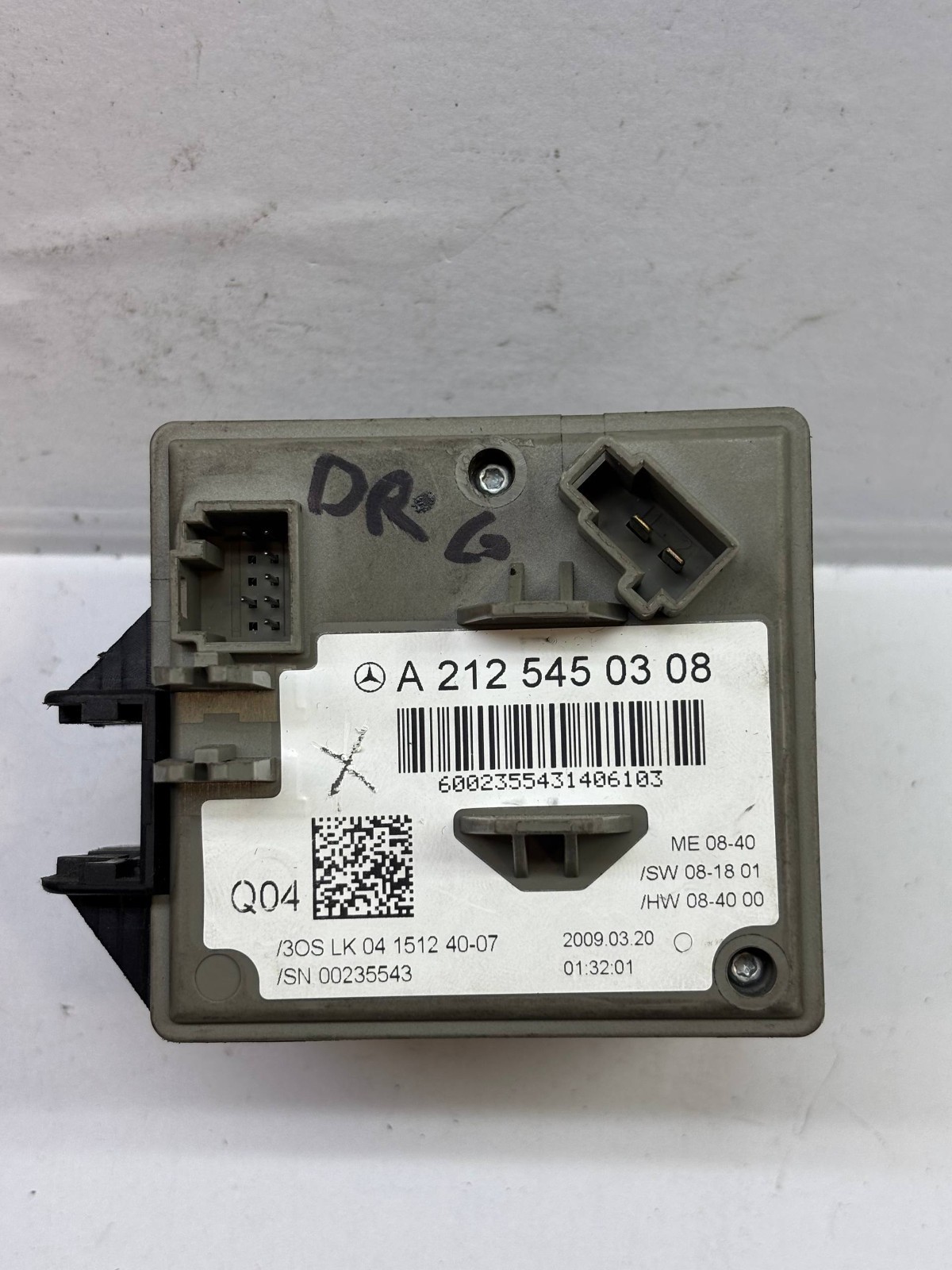 Mercedes EZS ESL ELV A2125450308 Ignition Switch Start Module