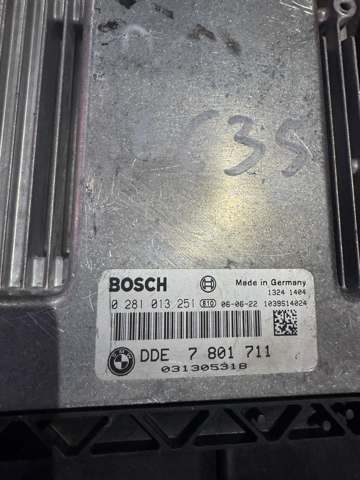DDE7801711 Bosch EDC16C35 0281013251 Diesel Engine Control Unit