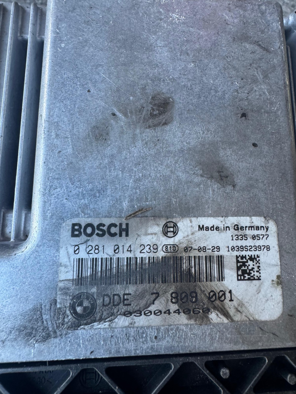 DDE7809001 Bosch 0281014239 Diesel Engine Control Unit