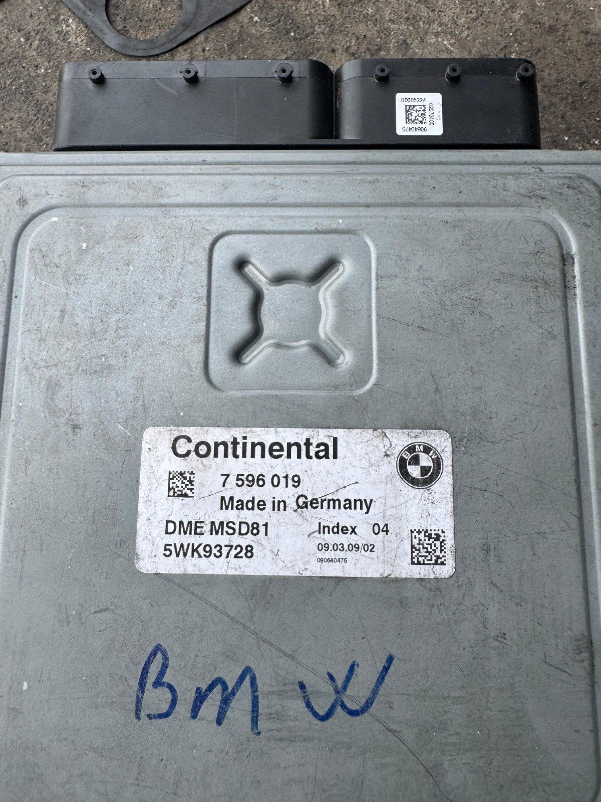 7596019 Continental DME MSD81 5WK93728 Engine Control Unit