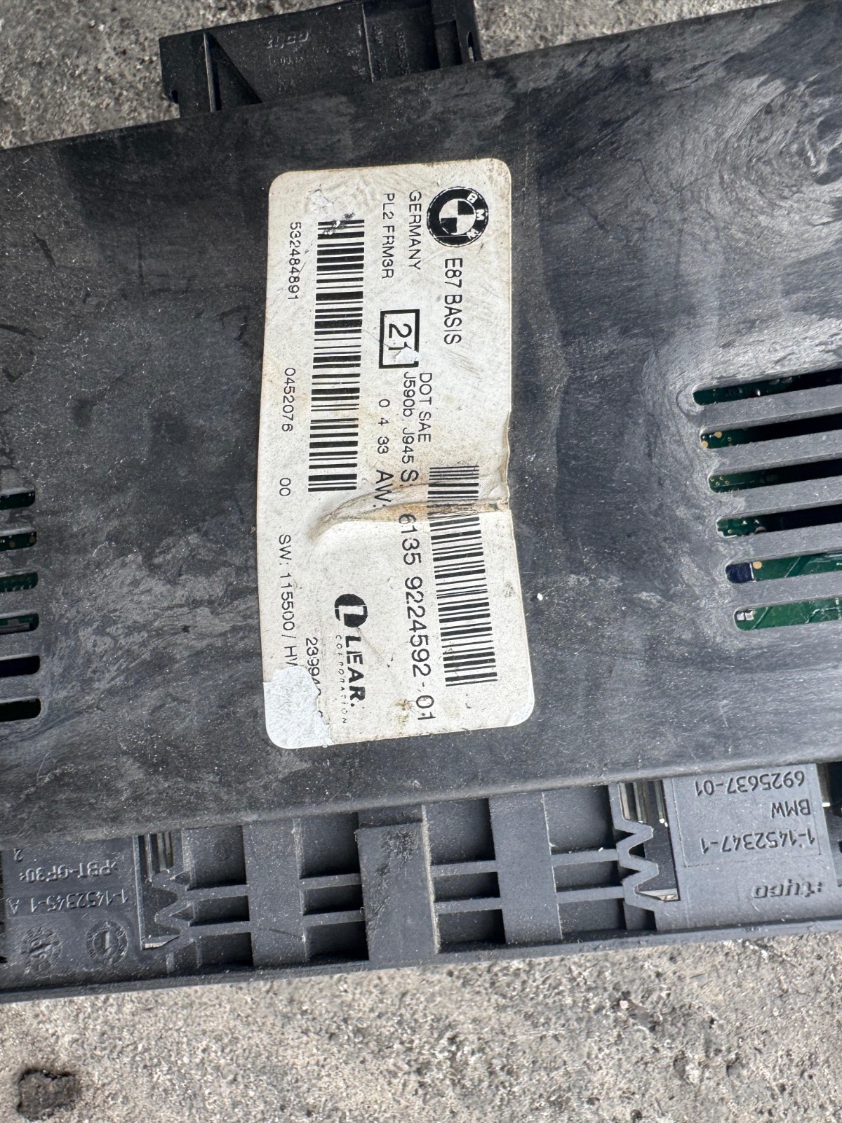 BMW FRM3 Footwell Module 6135 9224592-01 (EB7 BASIS) – Tested
