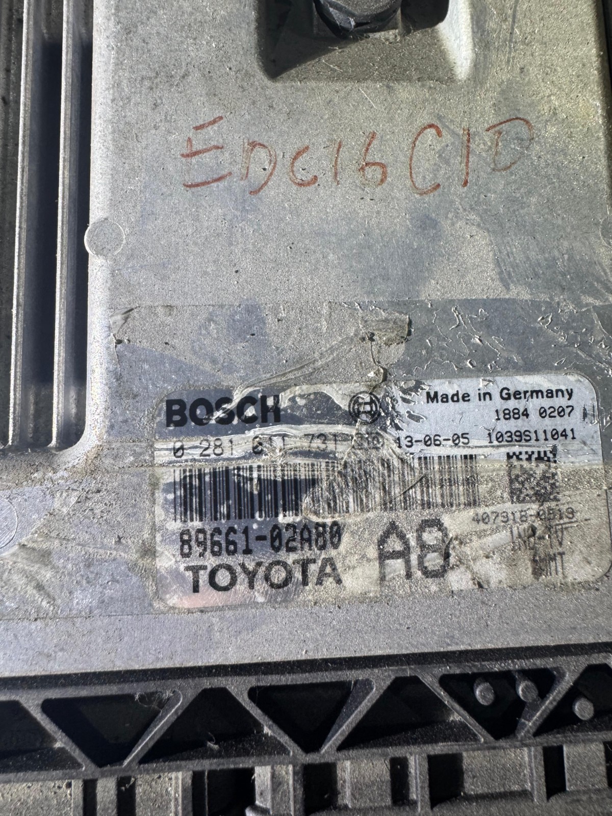Bosch ECU 89661 02A80 0281011731 Engine Control Unit for Toyota Corolla Avensis