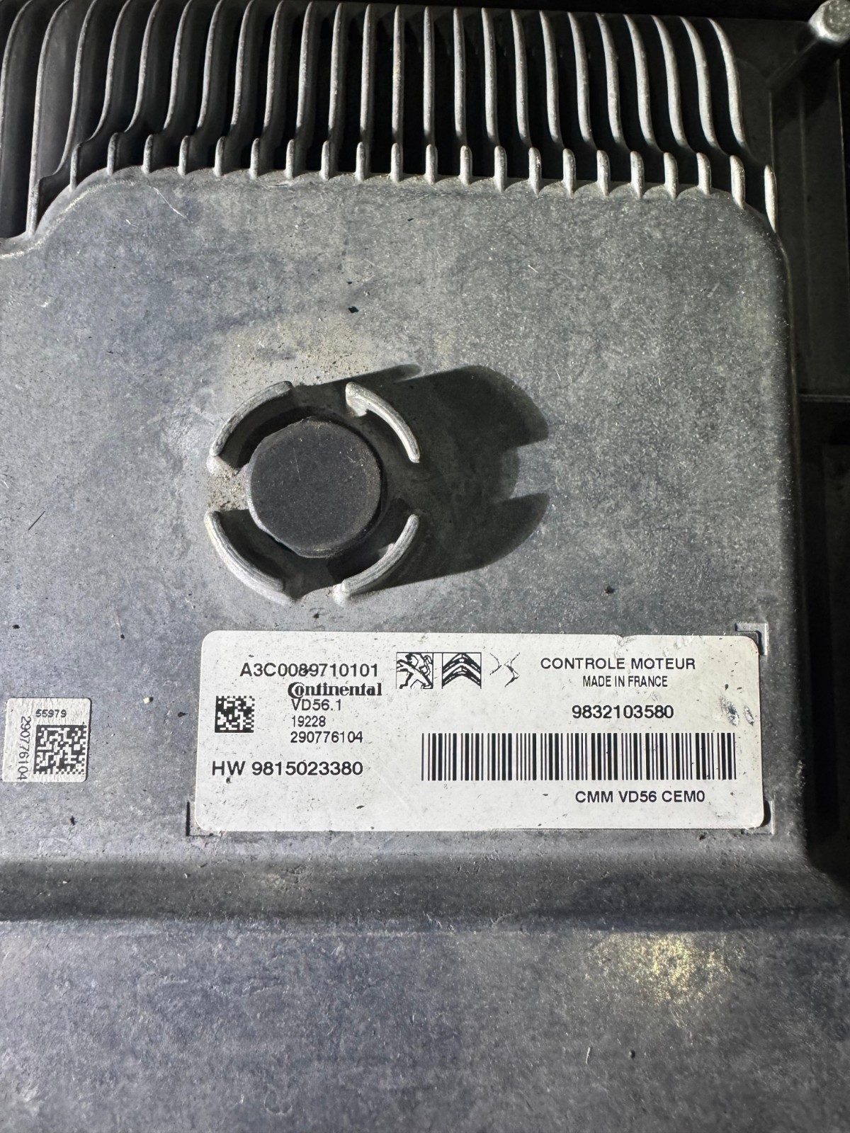 A3C0089710101 Continental VD56.1 HW9815023380 9832103580 ECU Unit