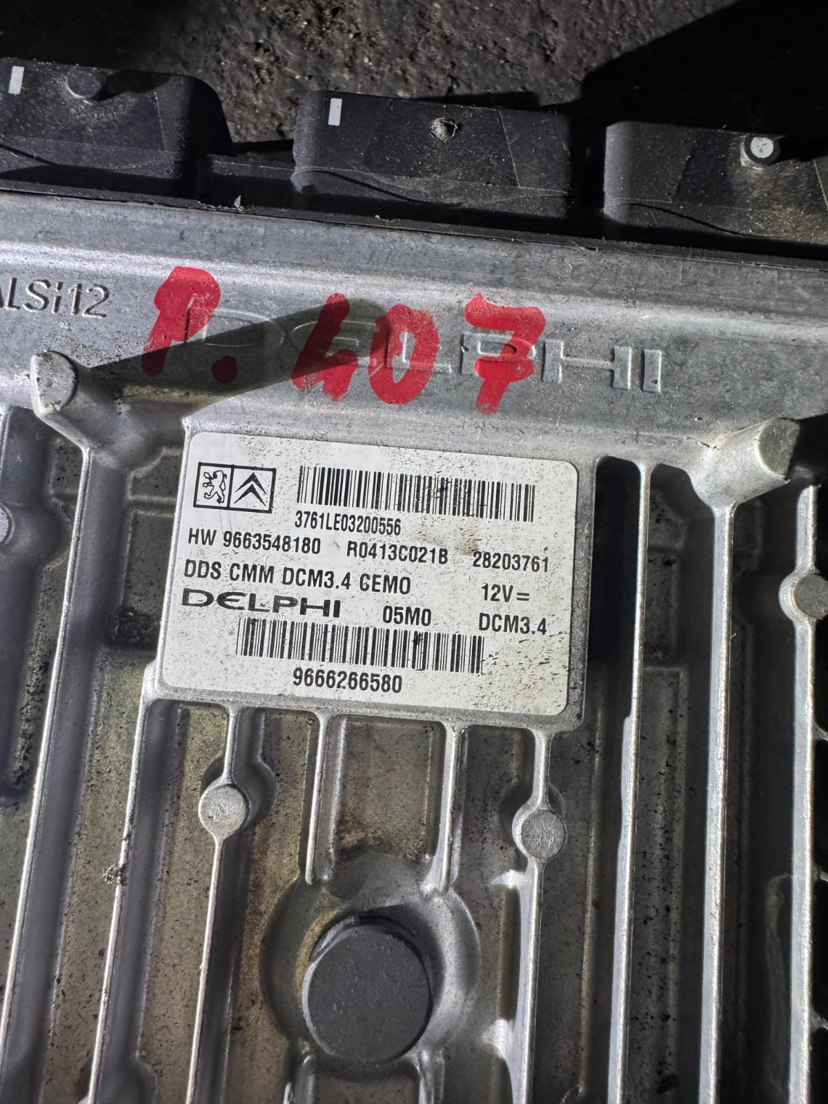 R0413C021B Delphi DCM3.4 9663548180 9666266580 Engine ECU Unit