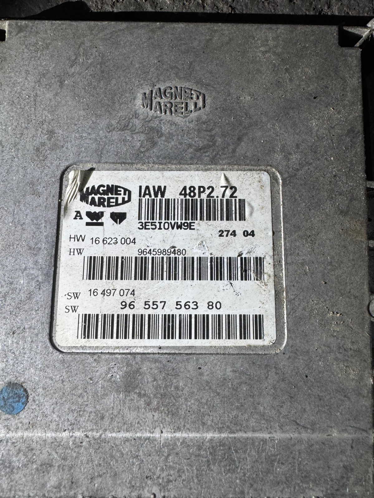 9645989480 Magneti Marelli IAW 48P2.72 9655756380 Engine ECU
