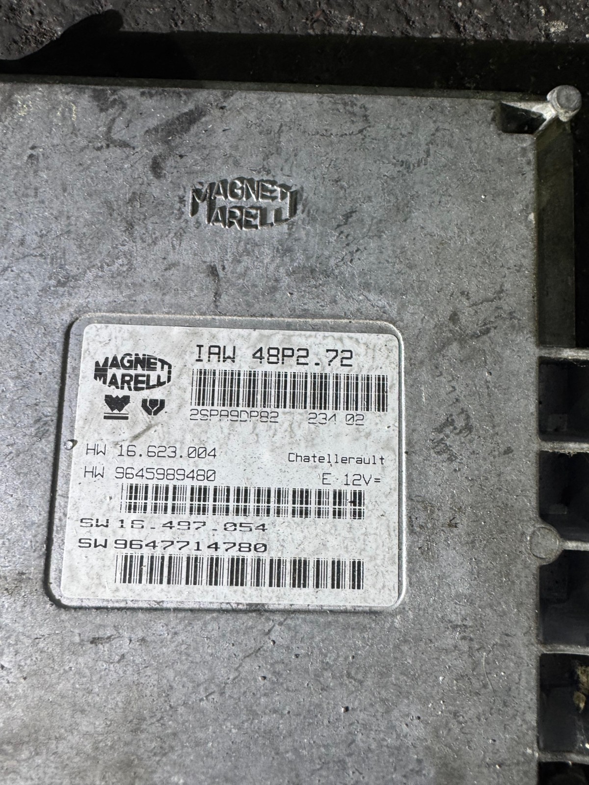 9645989480 Magneti Marelli IAW 48P2.72 9647714780 Engine ECU