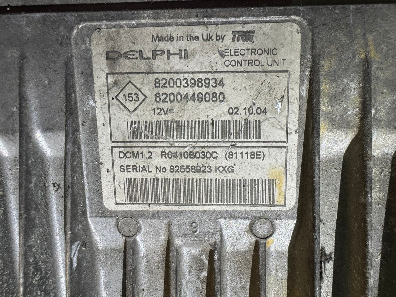 8200398934 Delphi DCM1.2 8200449080 Engine Control Unit ECU