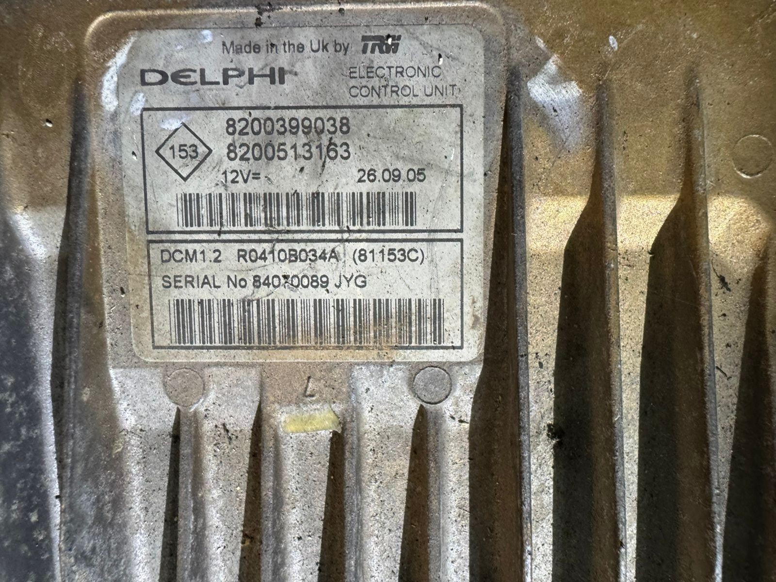 8200399038 Delphi DCM1.2 8200513163 Diesel Engine ECU