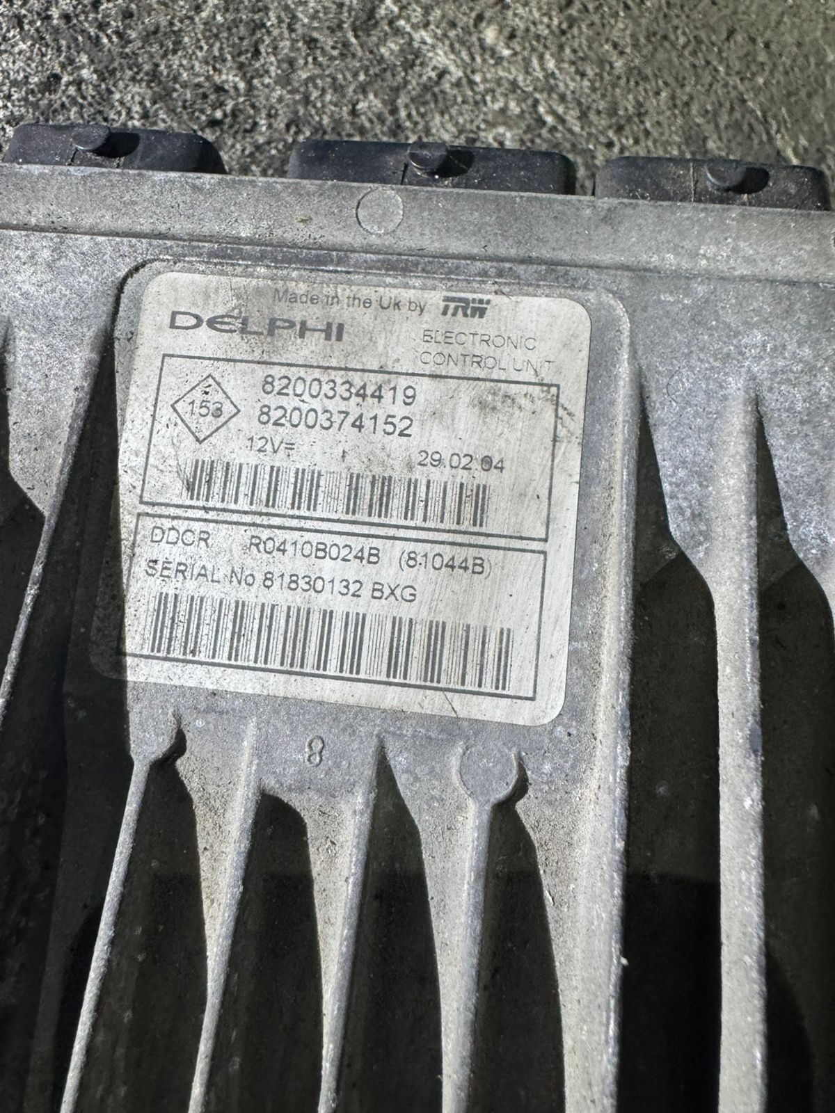 8200334419 Delphi DDCR 8200374152 Engine Control Unit ECU