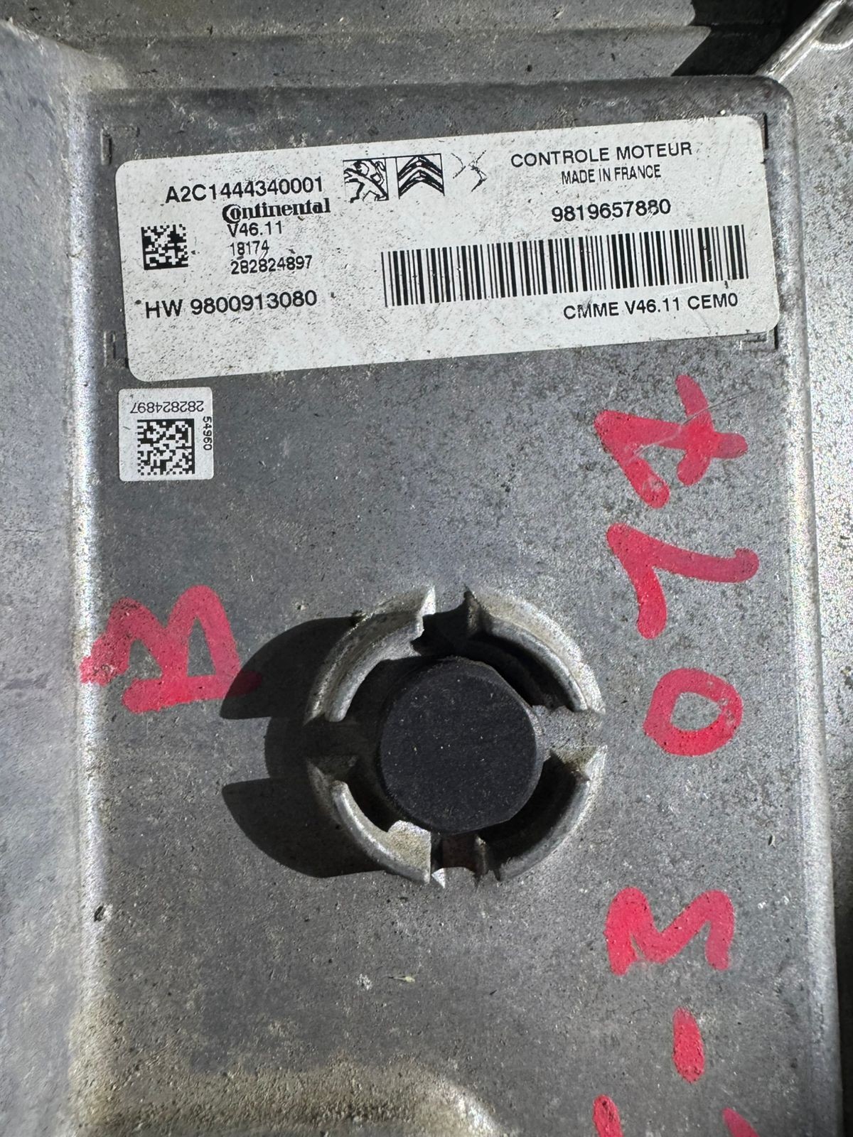A2C1444340001 Continental V46.11 9819657880 Engine ECU Unit