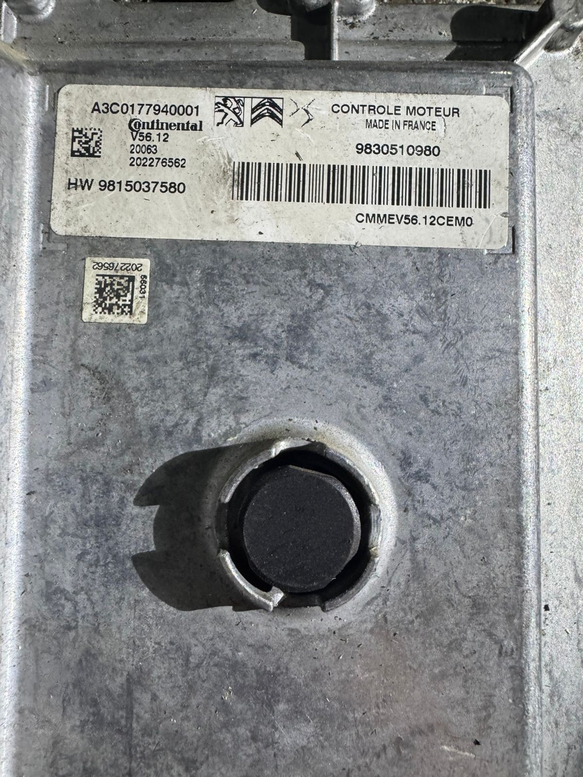 A3C0177940001 Continental V56.12 9830510980 Engine Control Unit