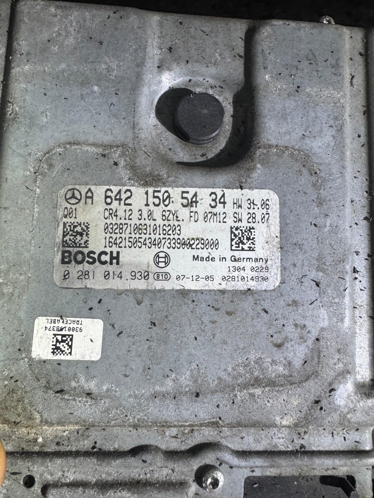 A6421505434 Bosch EDC16CP31 0281014930 Mercedes CDI ECU Unit