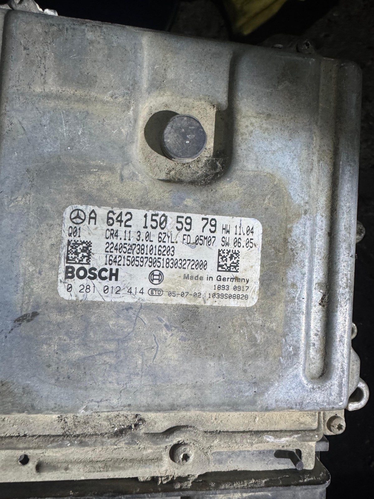 A6421505979 Bosch EDC16CP31 0281012414 Mercedes CDI Engine ECU