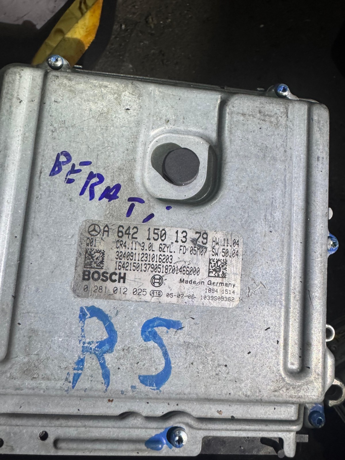 A6421501379 Bosch EDC16CP31 0281012025 Mercedes CDI Engine ECU