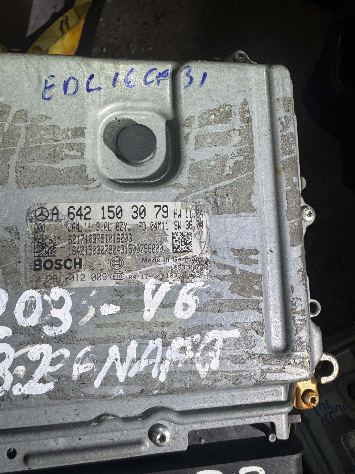 A6421503079 Bosch EDC16CP31 0281012009 Mercedes CDI Engine ECU