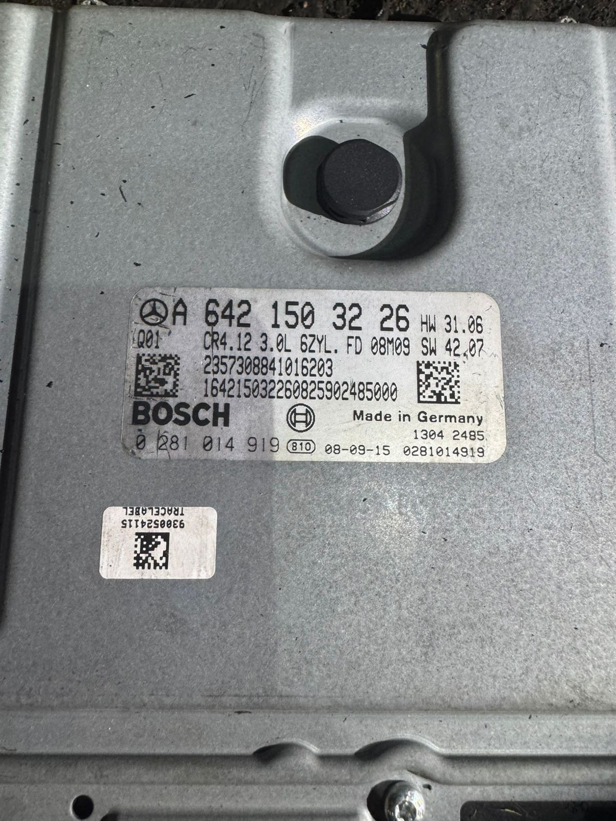 A6421503226 Bosch EDC16CP31 0281013919 Mercedes Diesel Engine ECU