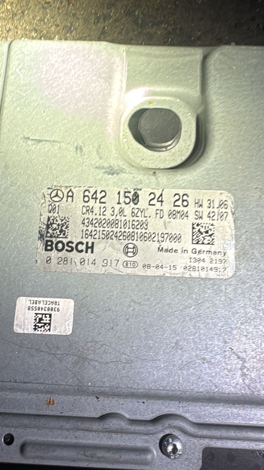 A6421502426 Bosch EDC16CP31 0281014917 Mercedes CDI Engine ECU