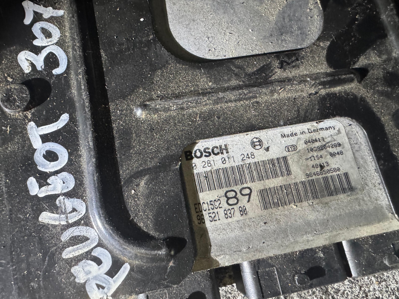 9652183780 Bosch EDC15C2 0281011248 Diesel Engine ECU