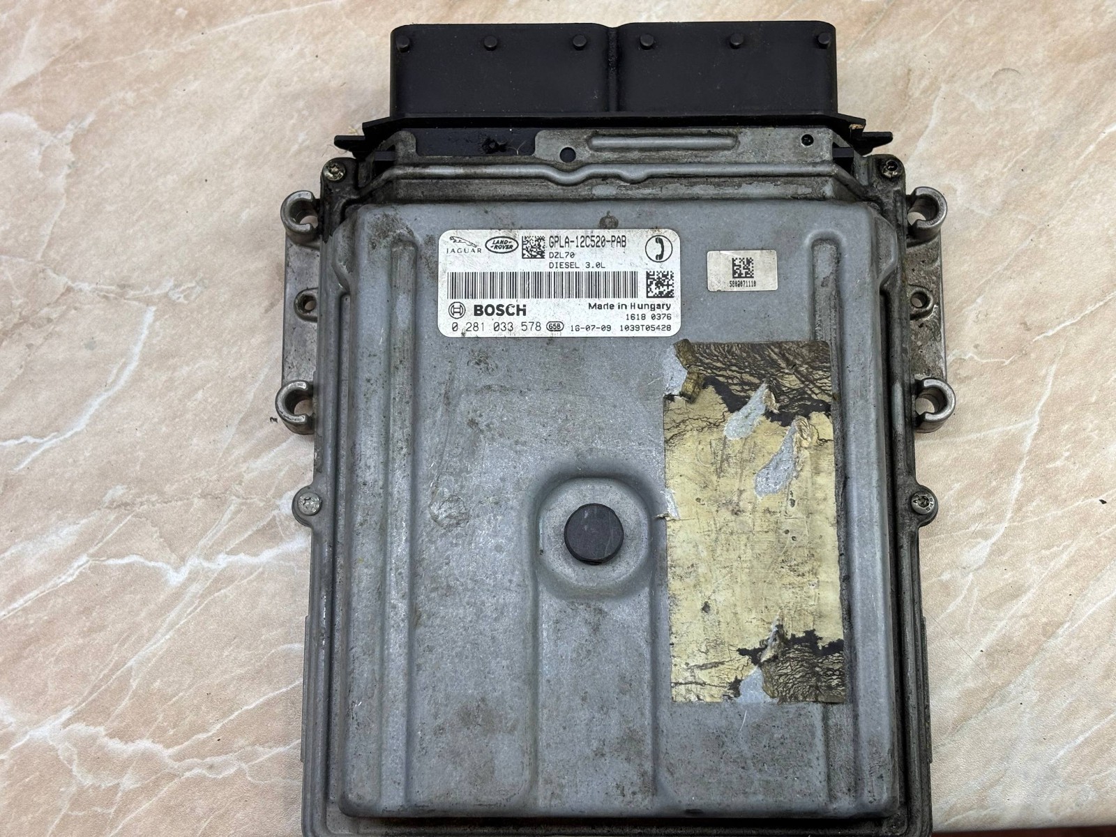 GPLA 12C520 PAB Bosch 0281033578 Diesel Engine Control Unit ECU EDC17CP55