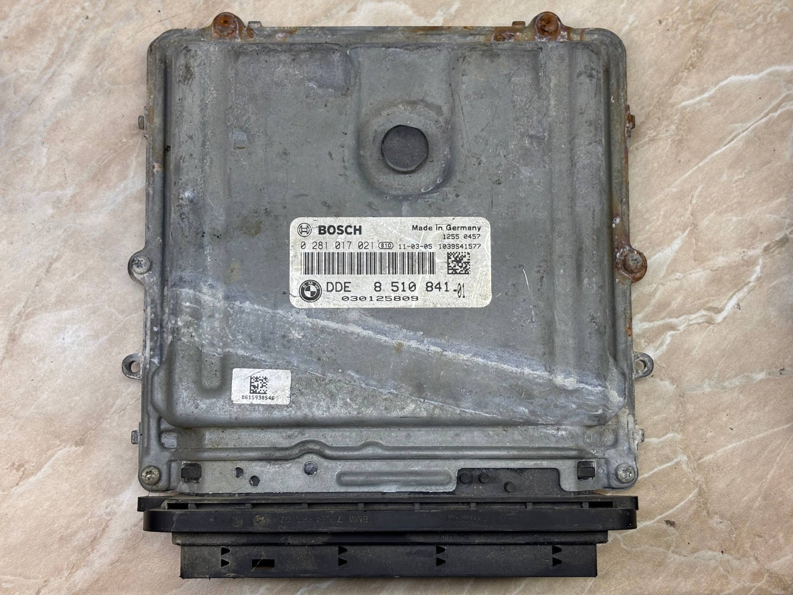 DDE 8510841 01 Bosch EDC17CP45 0281017021 BMW Engine ECU Unit