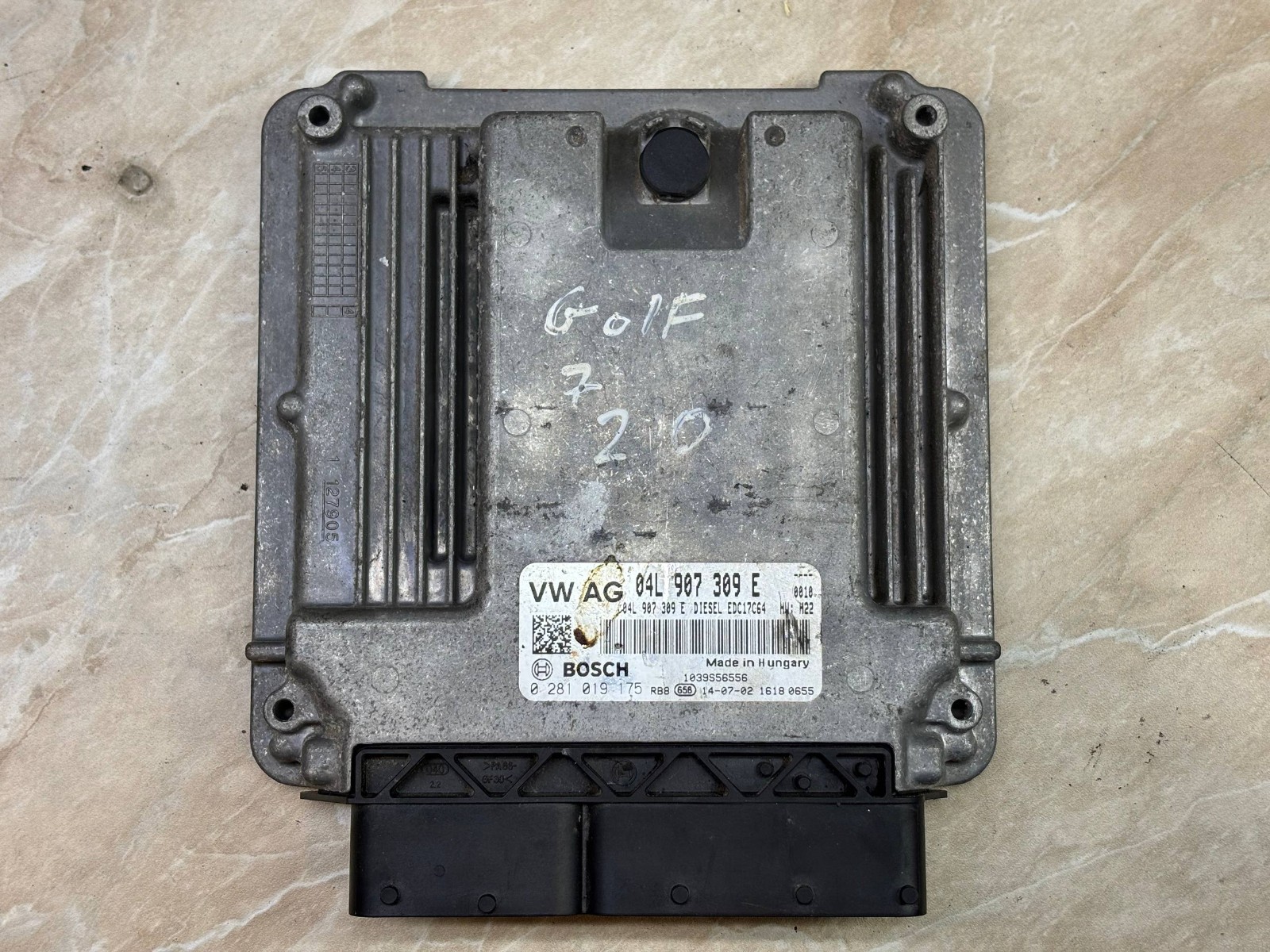 04L907309E Bosch EDC17CP64 0281019175 VW Audi Engine Control Unit