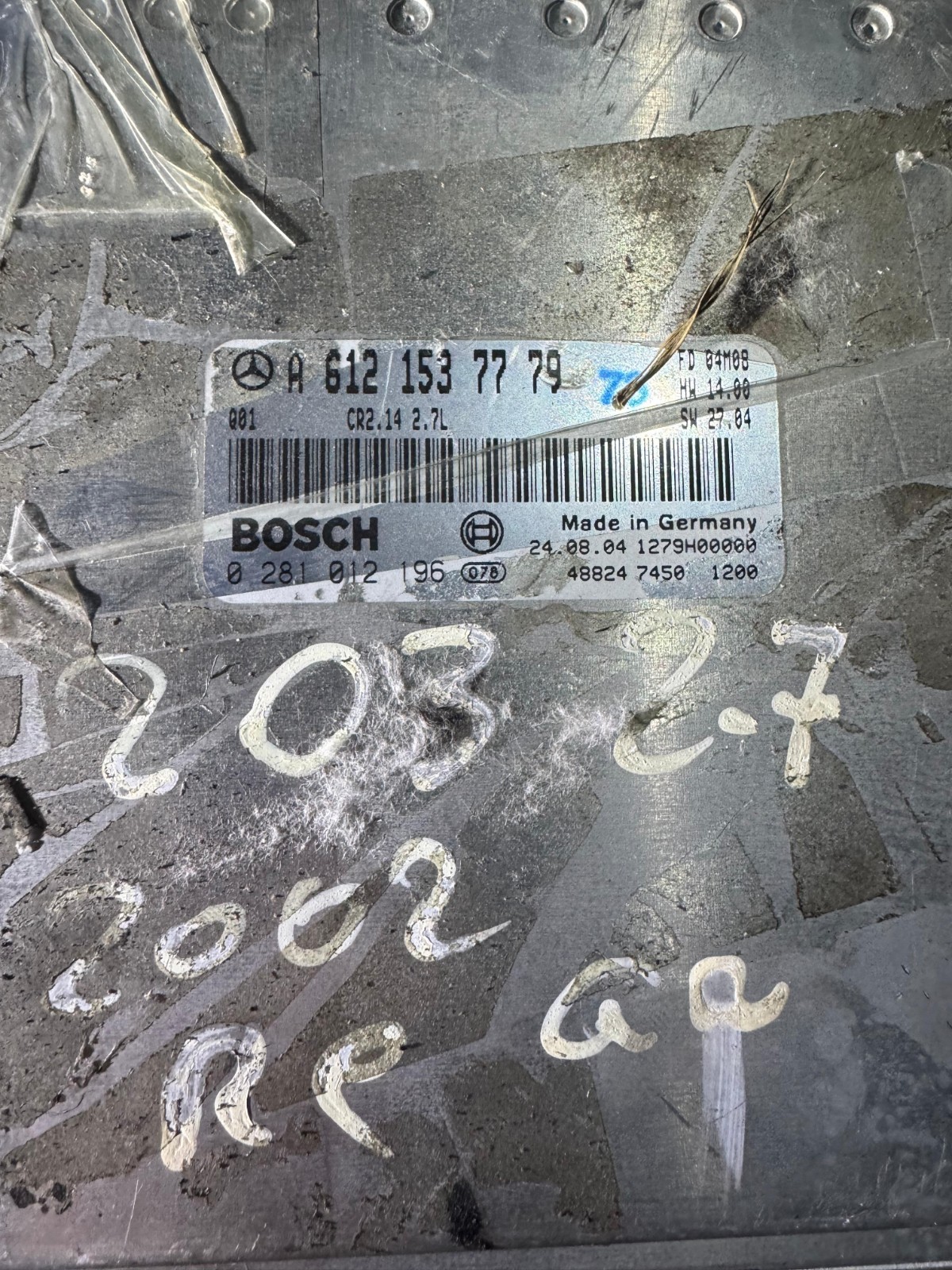 A6121537779 Bosch CR2.14 0281012196 Mercedes Engine Control Unit ECU