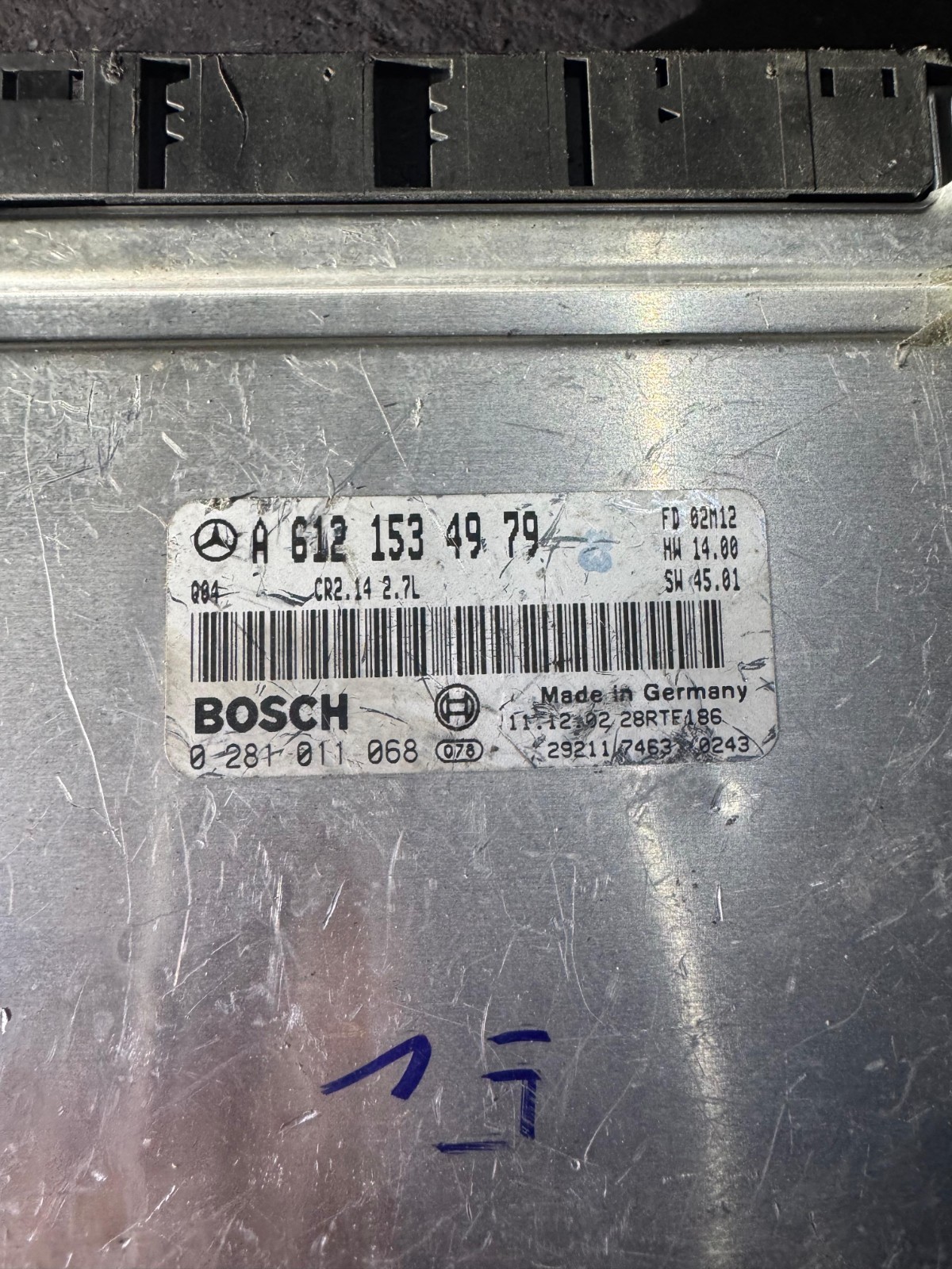 A6121534979 Bosch CR2.14 0281011068 Mercedes Engine ECU Module