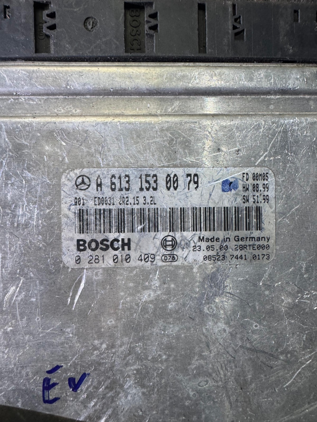 A6131530079 Bosch CR2.15 0281010409 Mercedes CDI Control Unit ECU