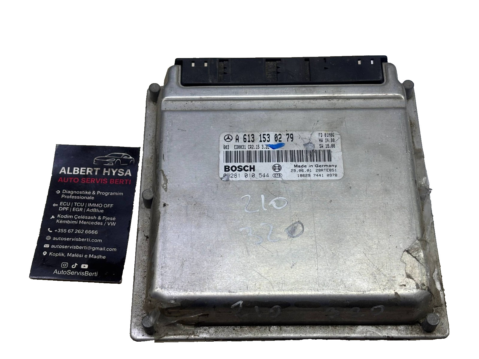 A6131530279 Bosch CR2.15 0281010544 Mercedes CDI Engine ECU