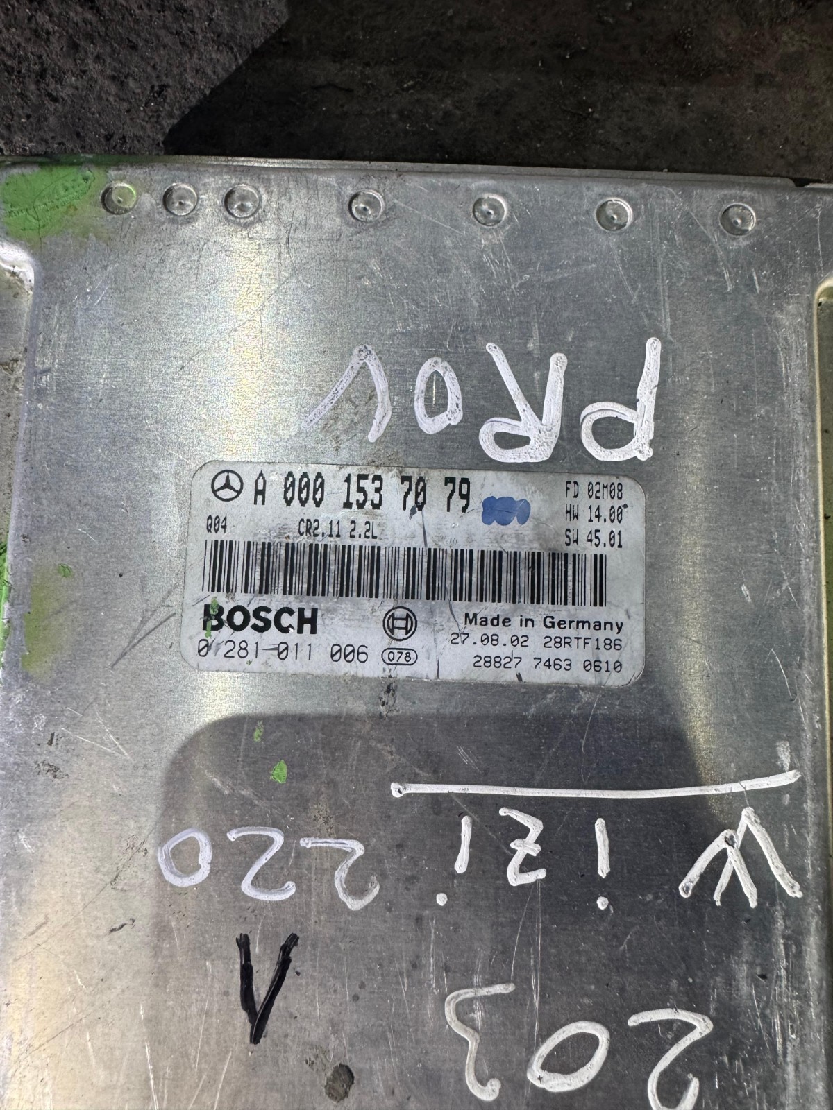 A0001537079 Bosch CR2.11 0281011006 Mercedes CDI Engine ECU