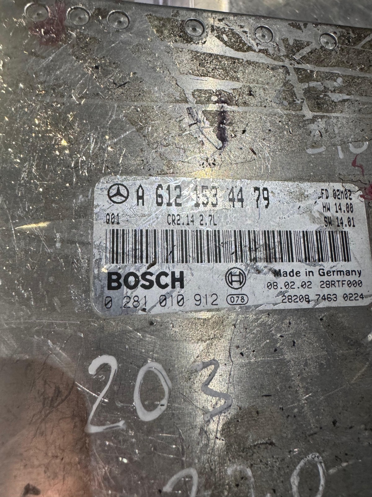 A6121534479 Bosch CR2.14 0281010912 Mercedes CDI Engine ECU