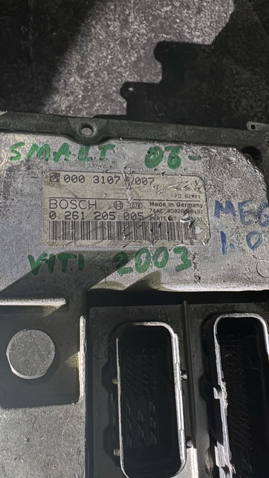 0003107V007 Bosch MEG1.0 0261205005 Smart Engine Control Unit ECU