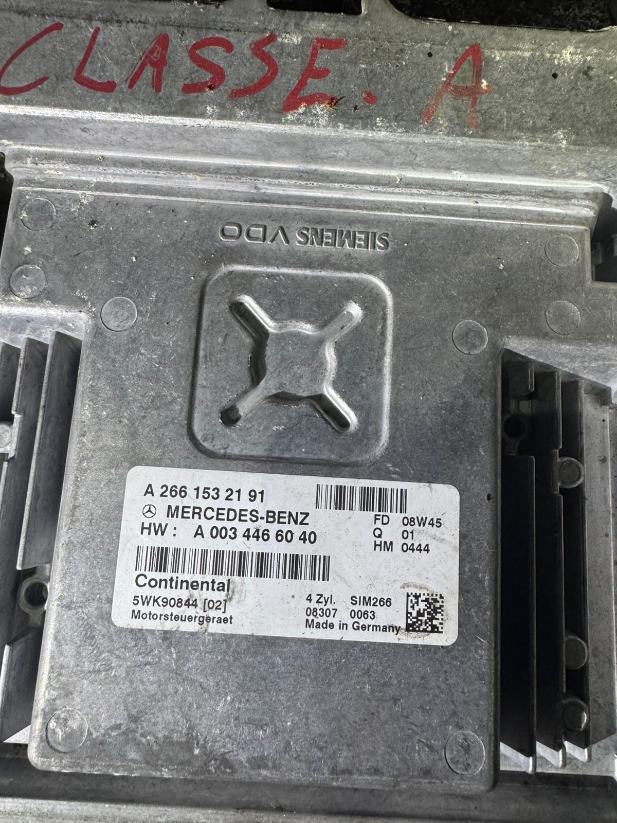 A2661532191 Continental 5WK90844 02 Mercedes Engine Control Unit
