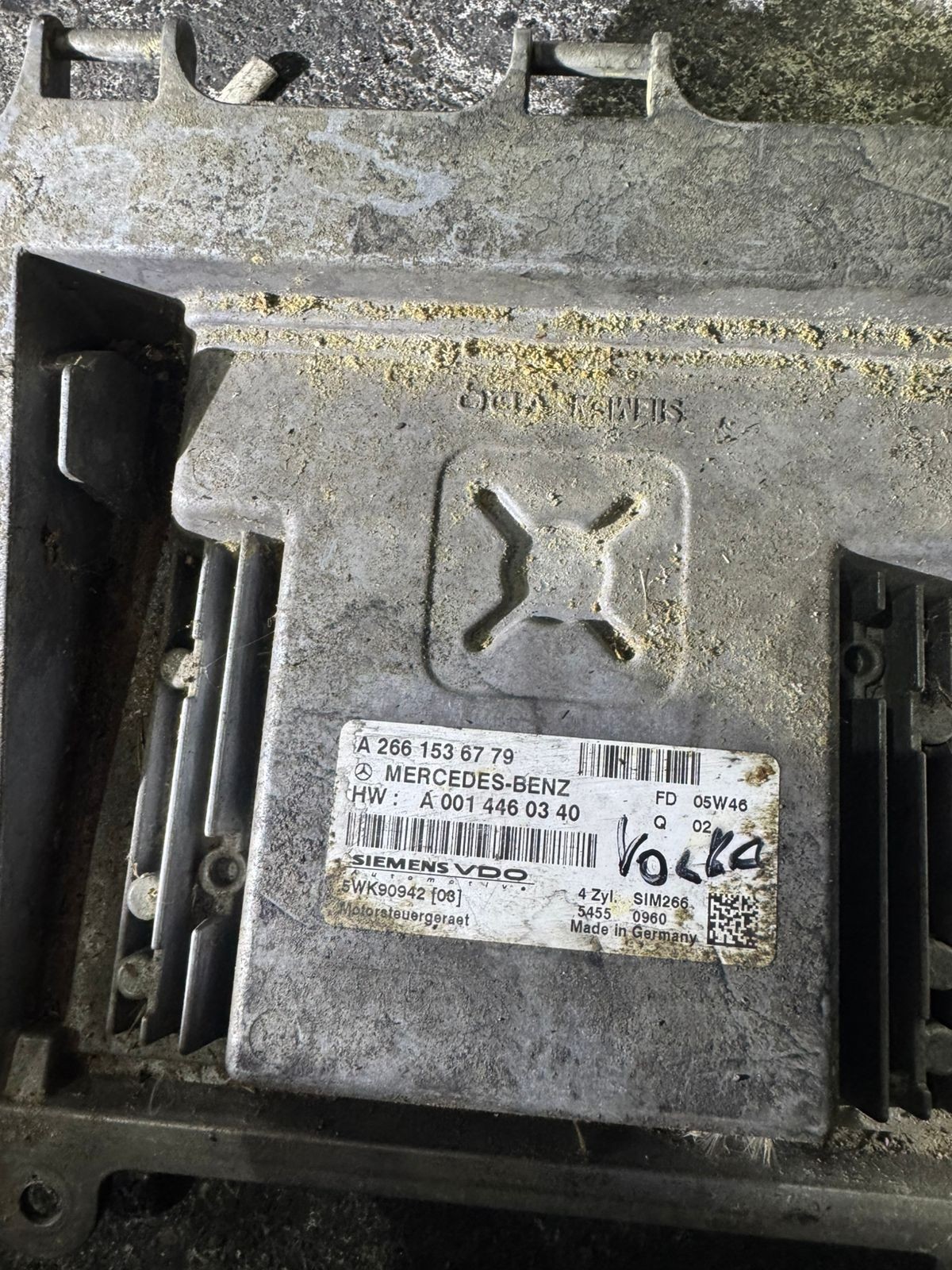 A2661536779 Siemens VDO SIM266 5WK90942 03 Mercedes Engine ECU