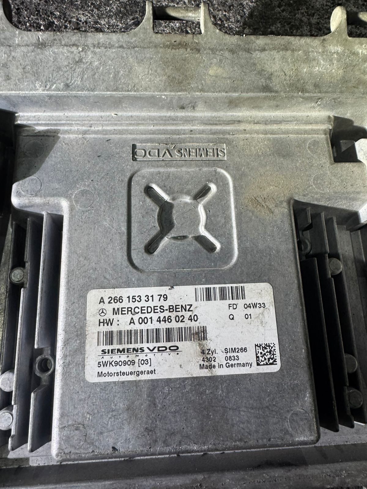 A2661533179 Siemens VDO 5WK90909 03 Mercedes Engine ECU