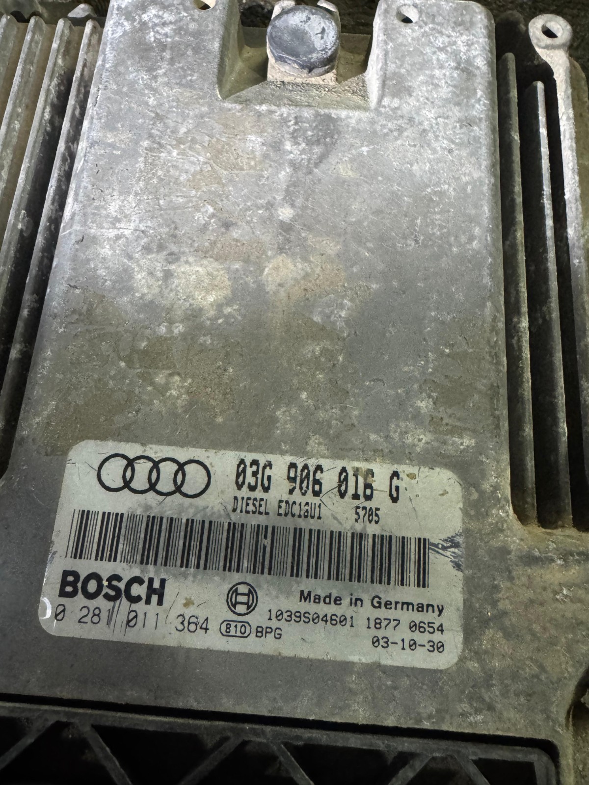 03G906016G Bosch EDC16U1 0281011364 VW Audi Engine Control Unit
