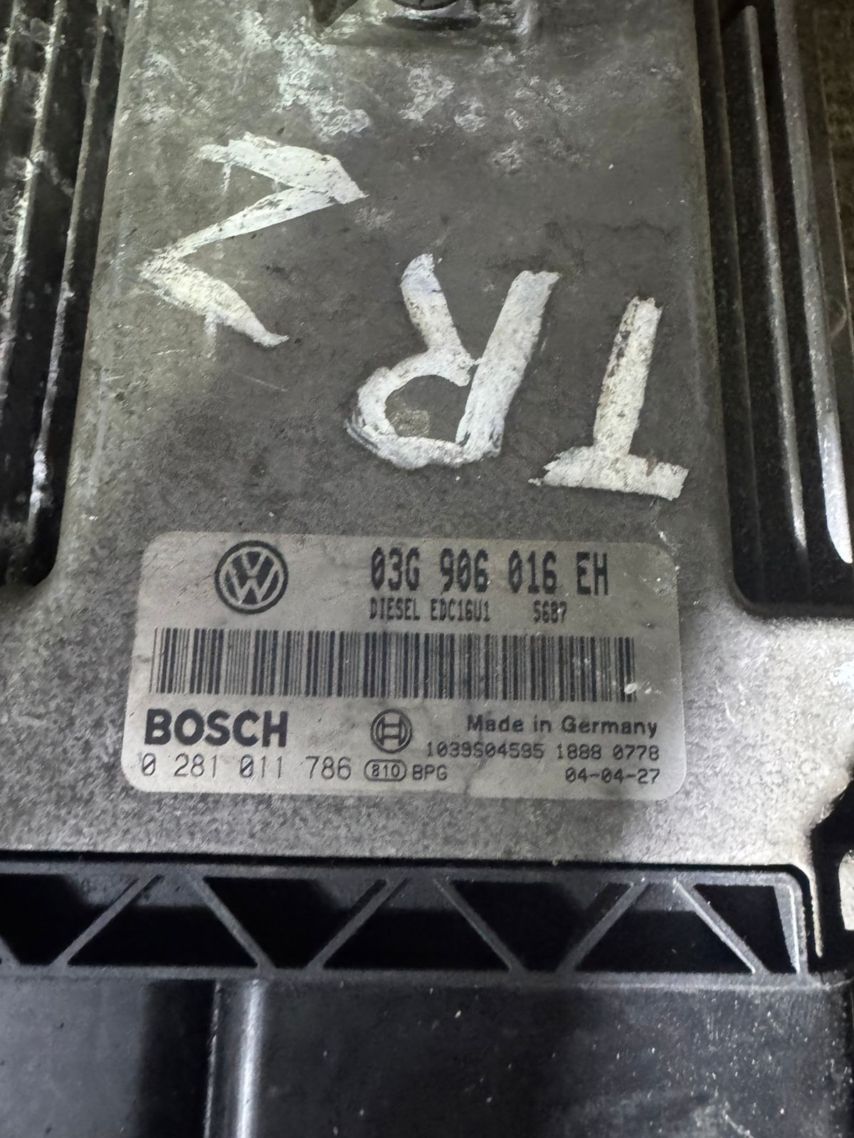 03G906016EH Bosch EDC16U1 0281011786 VW Audi Skoda Engine ECU