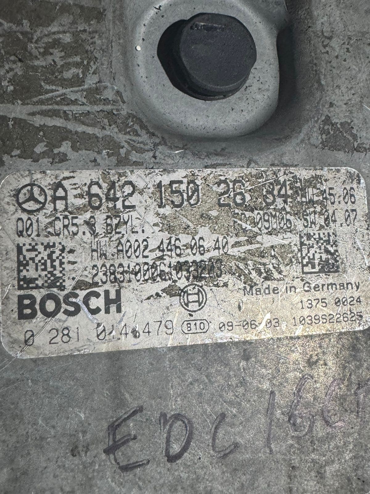 A6421502634 Bosch CR5.3 0281014479 Mercedes CDI Engine ECU