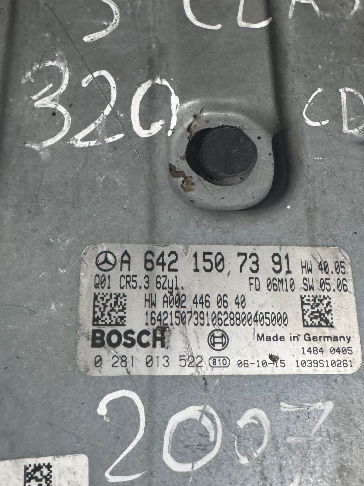 A6421507391 Bosch CR5.3 0281013522 Mercedes CDI Engine ECU