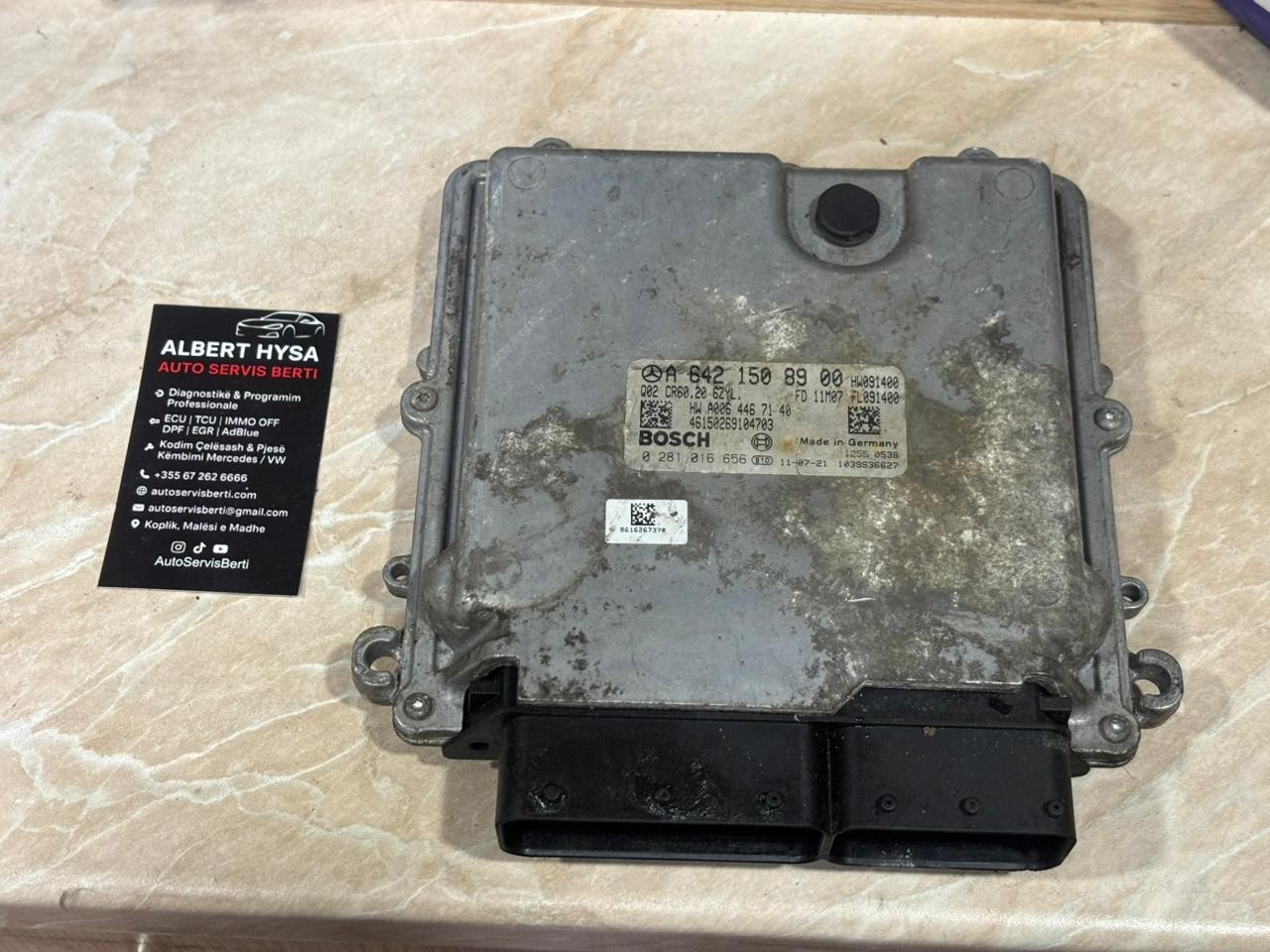 A6421508900 Bosch CR60.20 0281016656 Mercedes CDI Engine ECU