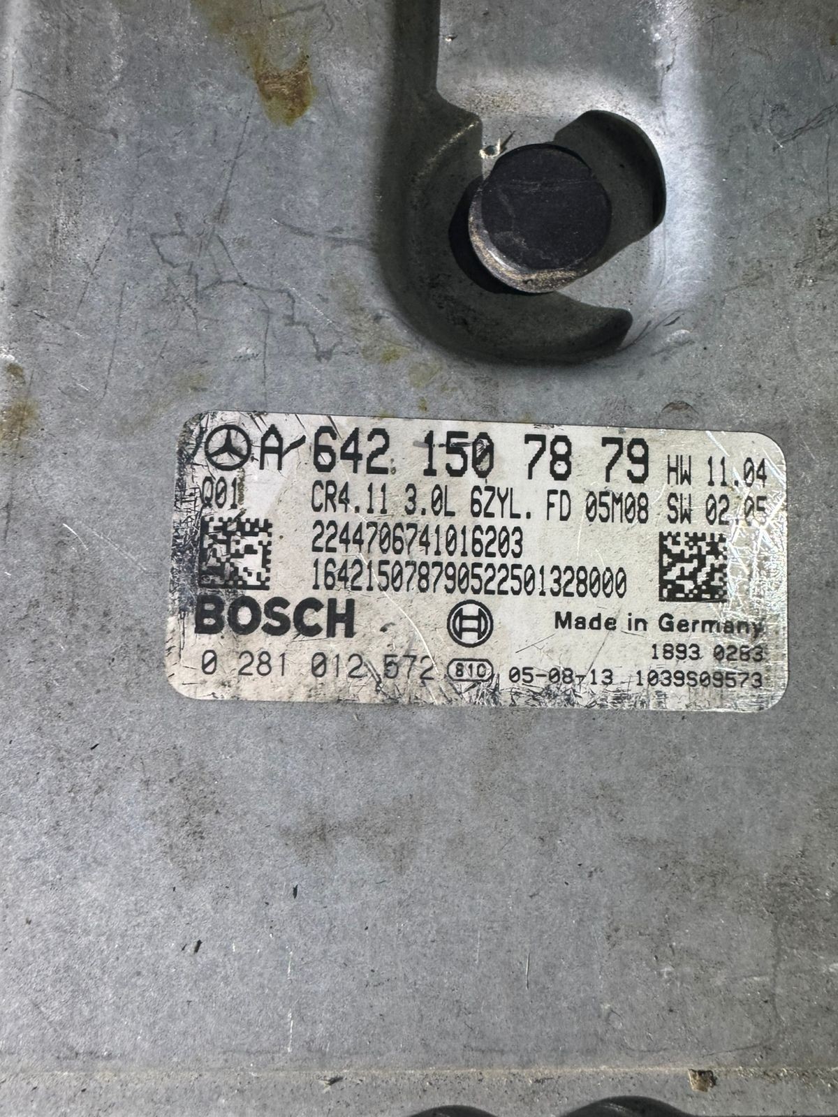 A6421507879 Bosch EDC16CP31 0281012572 Mercedes CDI Engine ECU