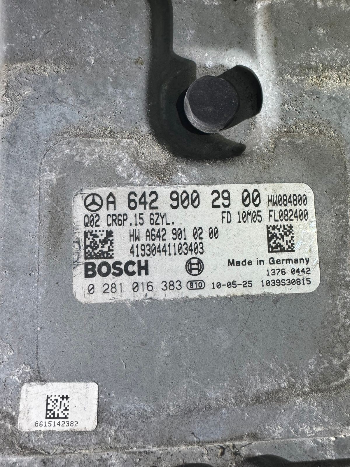 A6429002900 Bosch EDC17CP10 0281016383 Mercedes CDI Engine ECU