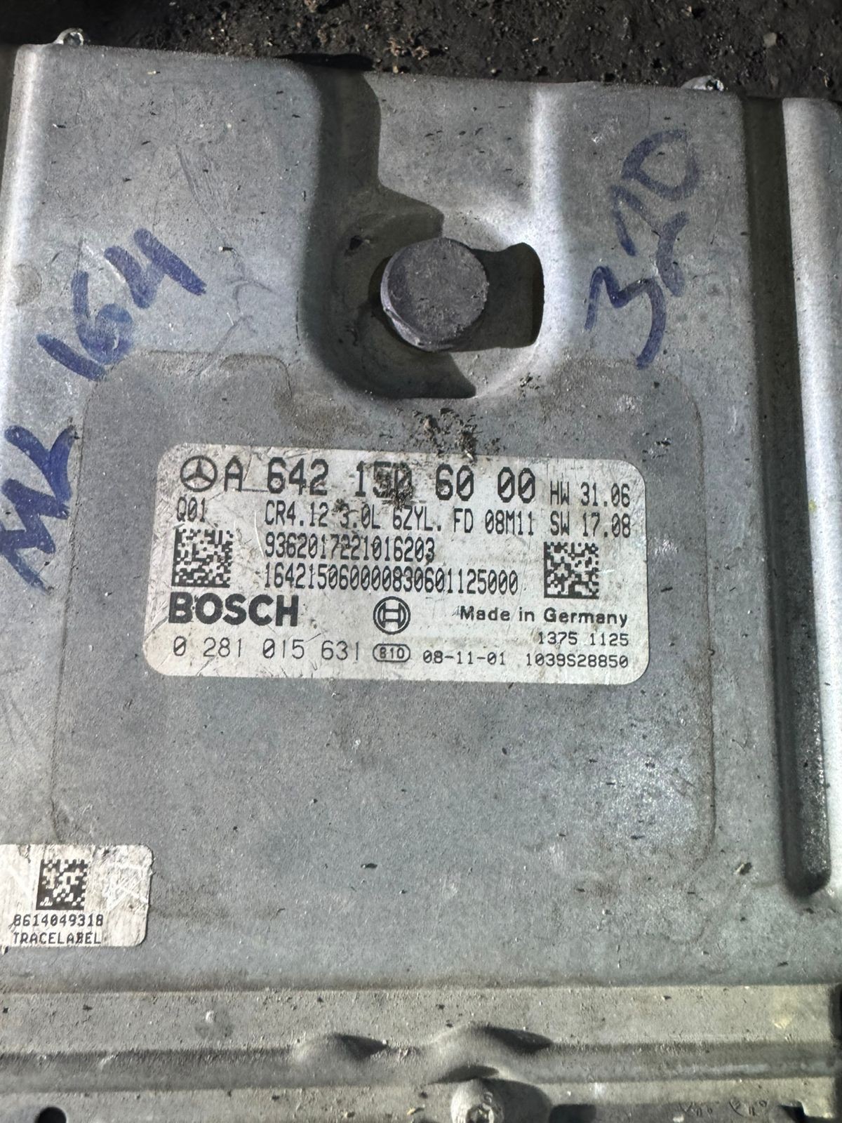 A6421506000 Bosch EDC16CP31 0281015631 Mercedes CDI Engine ECU