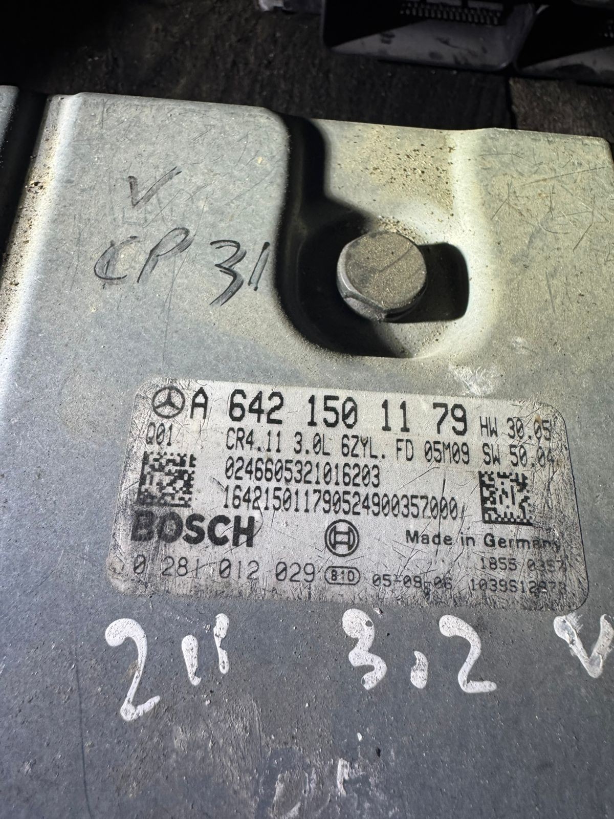 A6421501179 Bosch CR4.11 0281012029 Mercedes CDI Engine ECU Module